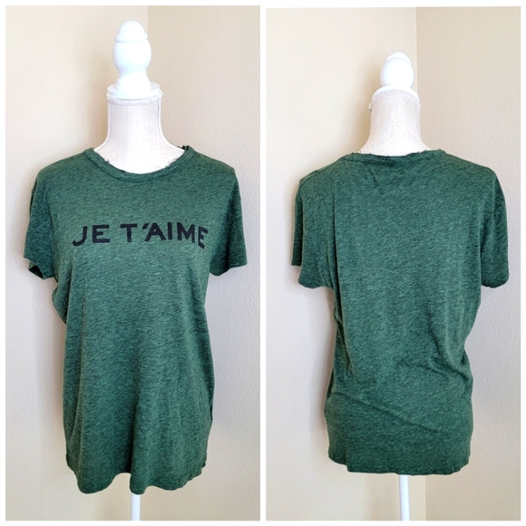 Zadig & Voltaire Tops - NWT Zadig & Voltaire Je T'aime tee